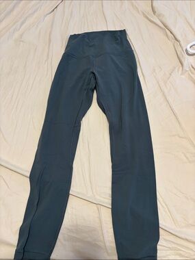 EUC Lululemon Align Size 4 25 inch seam High-Waist Active Leggings in Dark Teal